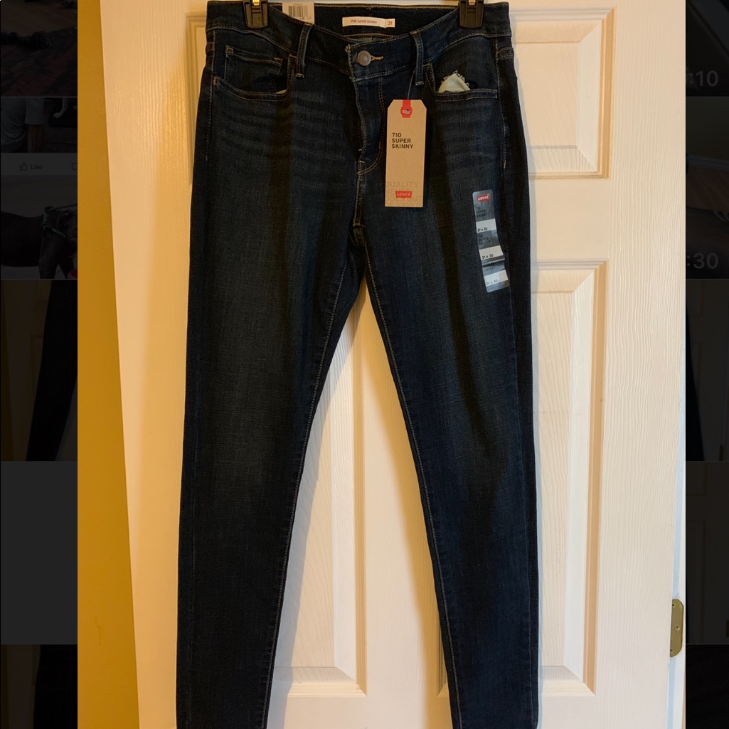 Brand New Levis 710 Super Skinny Jeans